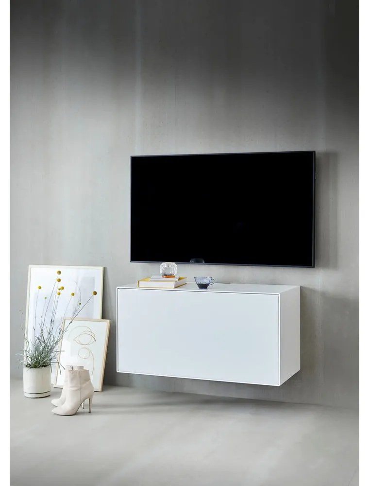 Бяла маса за телевизор 91x46 cm Edge by Hammel - Hammel Furniture