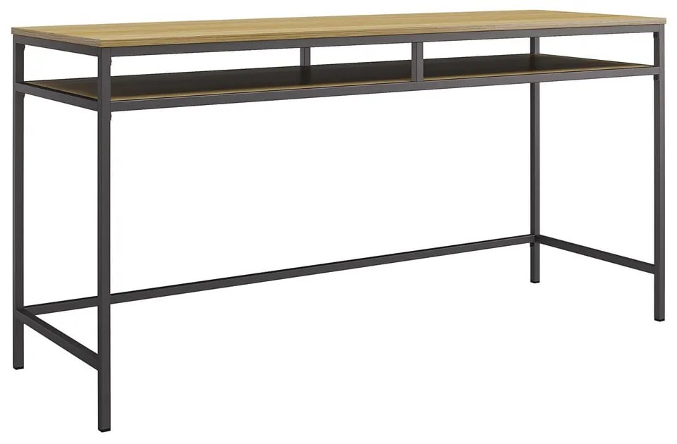 Работна маса с дъбов плот 51x153 cm Bradford – Støraa