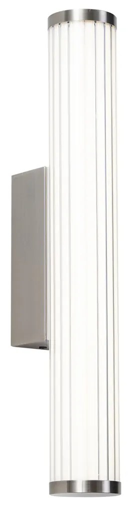 Ретро стенна лампа Gunmetal 40cm вкл. LED IP44 - Coco