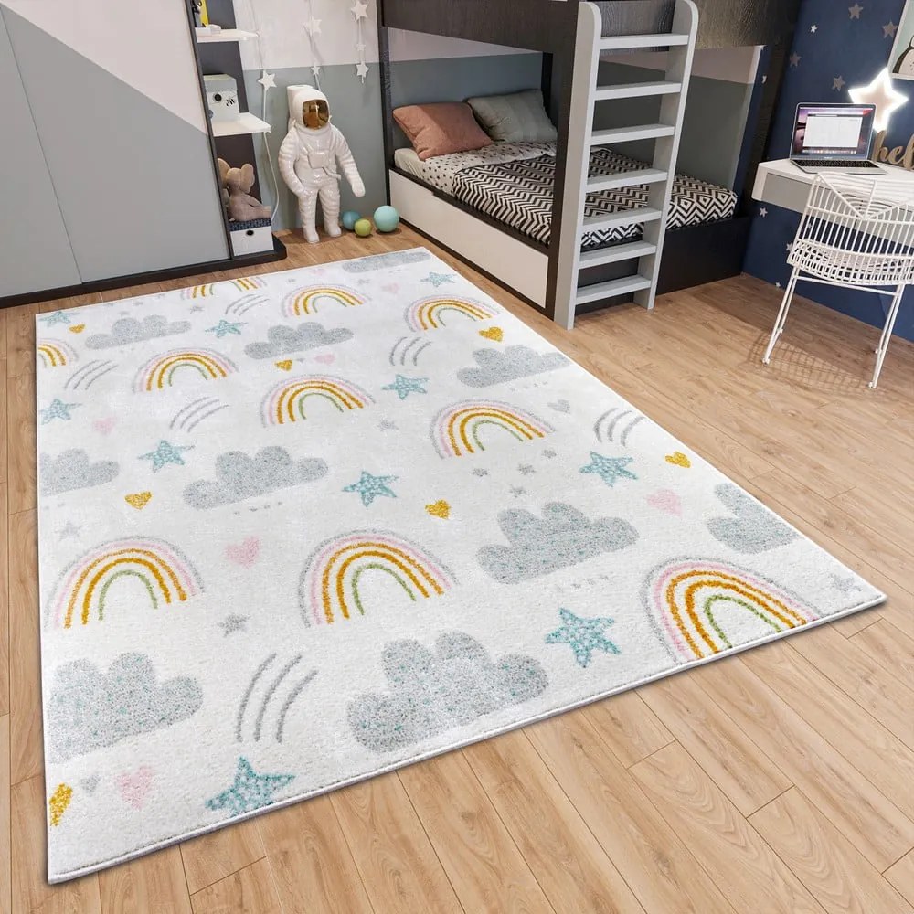 Светлосив детски килим 120x170 cm Rainbow - Hanse Home