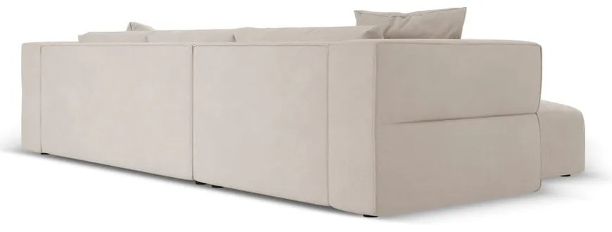 Бежов ъглов диван, ляв ъгъл Esther – Milo Casa