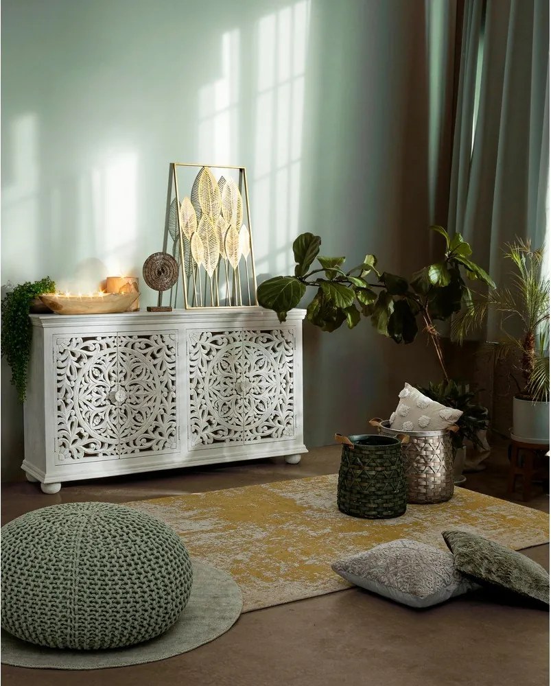 Метална декорация за стена 52,5x95 cm Adhira – Bizzotto