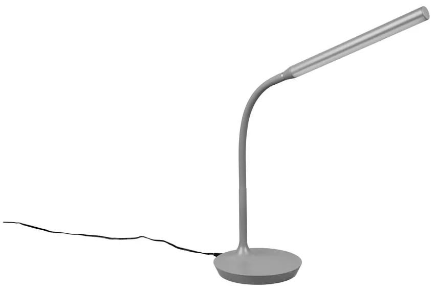 Сива настолна LED лампа (височина 38 см) Toro - Trio