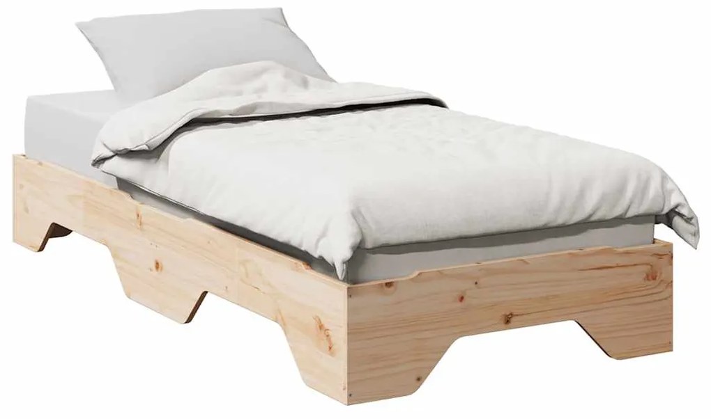 859208 vidaXL Рамка за легло без матрак с възможност за подреждане 90x190 cm