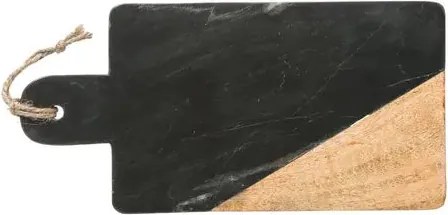 Съд за сервиране Secret de Gourmet, Черен мрамор, 30x15см