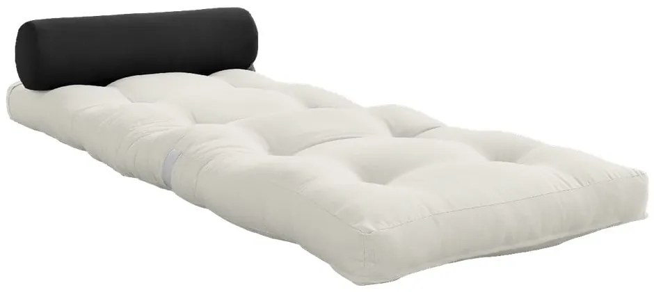 Бяло-сив матрак за футон 70x200 cm Обвивка Естествен/тъмносив - Karup Design