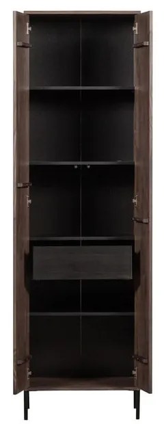 Кафяв гардероб от декор от ясен 60x210x42 cm Gravure – WOOOD