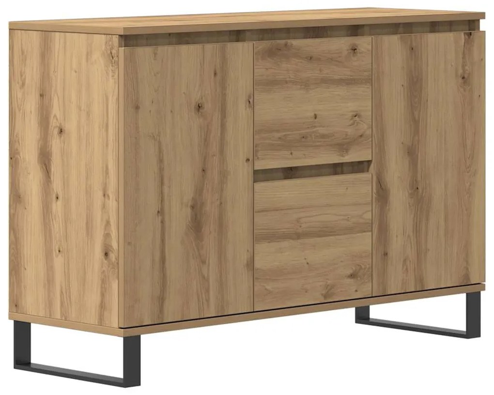 857269 vidaXL Сайдборд, дъб артизан, 101,5x35x70 см, инженерно дърво