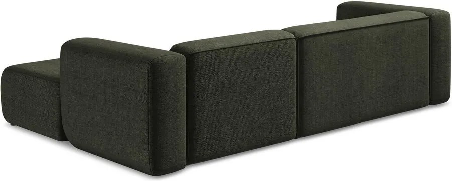 Зелен ъглов диван (десен ъгъл) Ekahi – Makamii