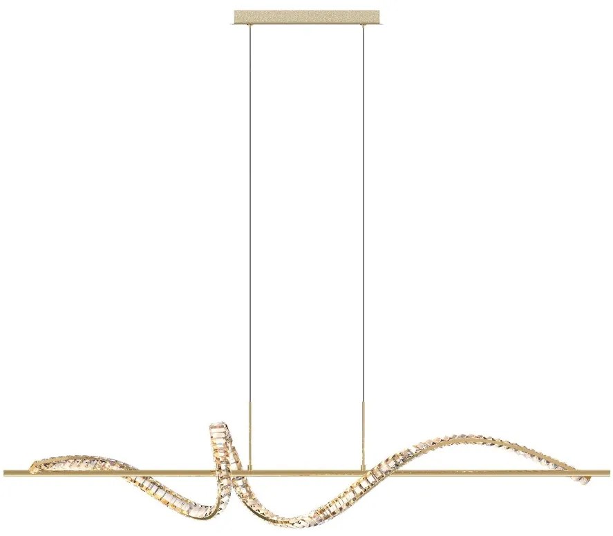 Zuma Line MD3170-1-3GT - LED полилей ATHESA LED/24,5W/230V 2700-6000K +ДО