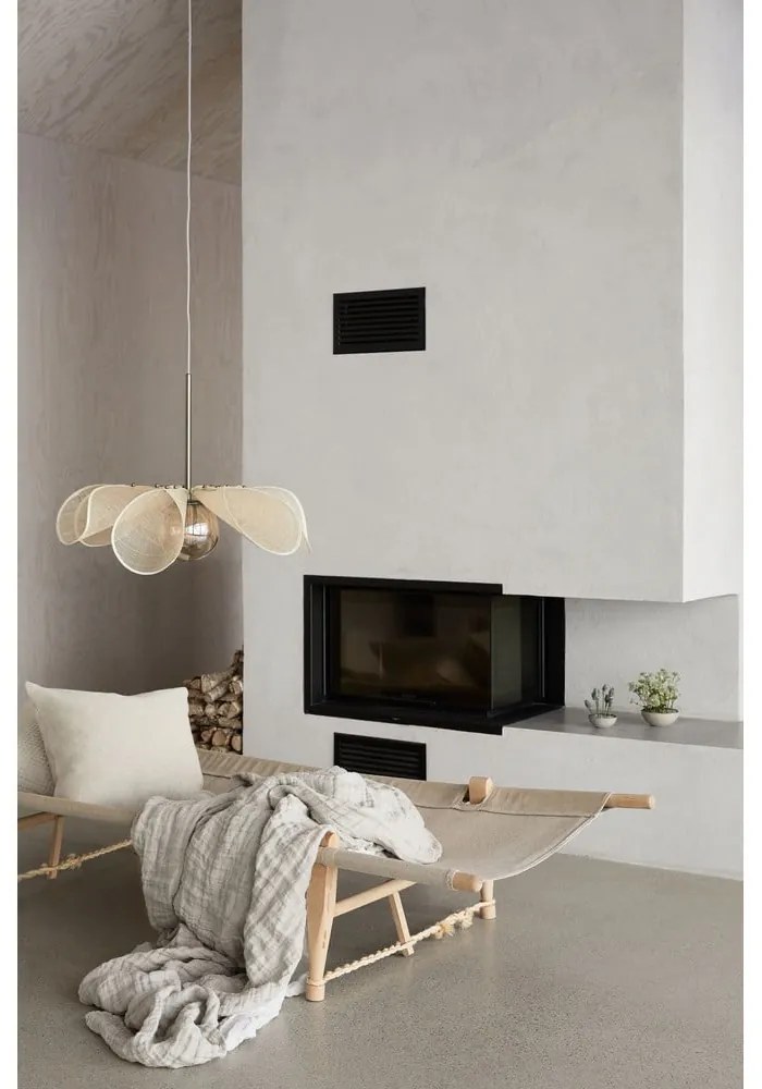 Бежово висящо осветително тяло ø 63 cm Styrka – Markslöjd