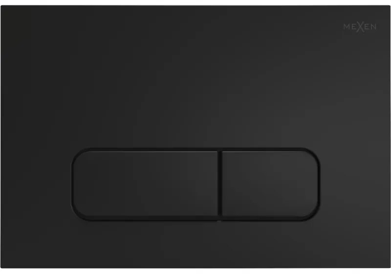 Mexen Fenix 02 бутон за изплакване, черен мат - 600203