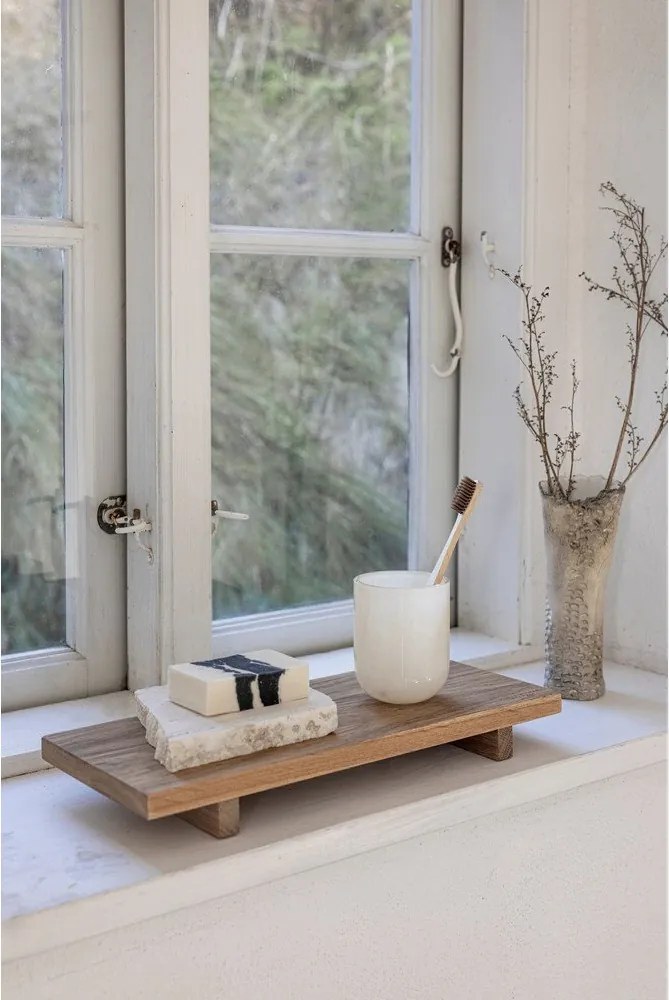 Кремава стъклена чаша за четки за зъби Opal – Mette Ditmer Denmark