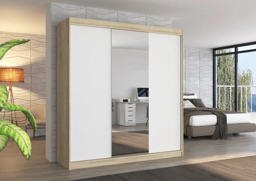 Гардероб Vithente 200 Sliding-Fusiko-White