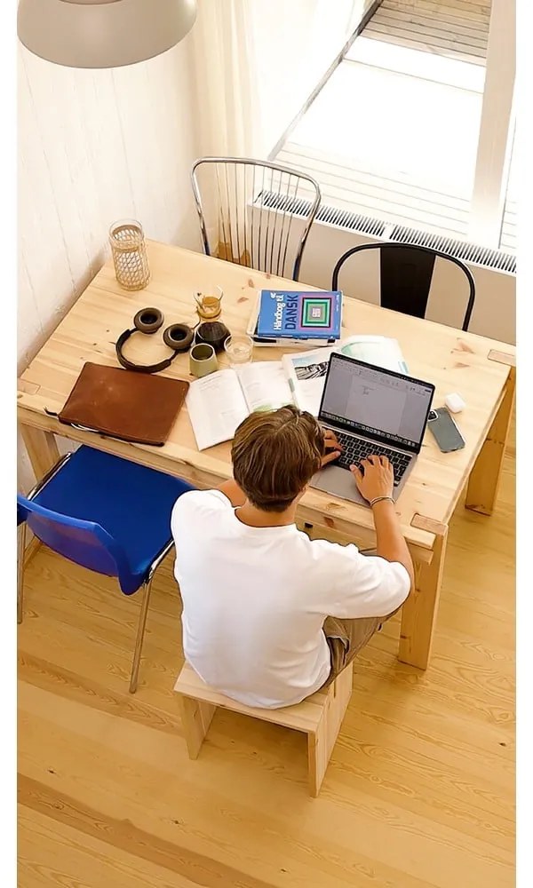 Трапезна маса от масивен бор 75x134 cm Tuck – Karup Design