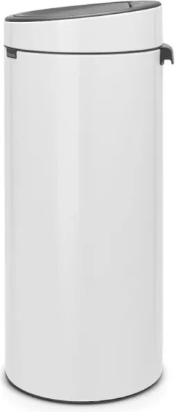 Кош за боклук Brabantia Touch Bin New 649999, 30 л, Безшумно и плавно затваряне, Бял