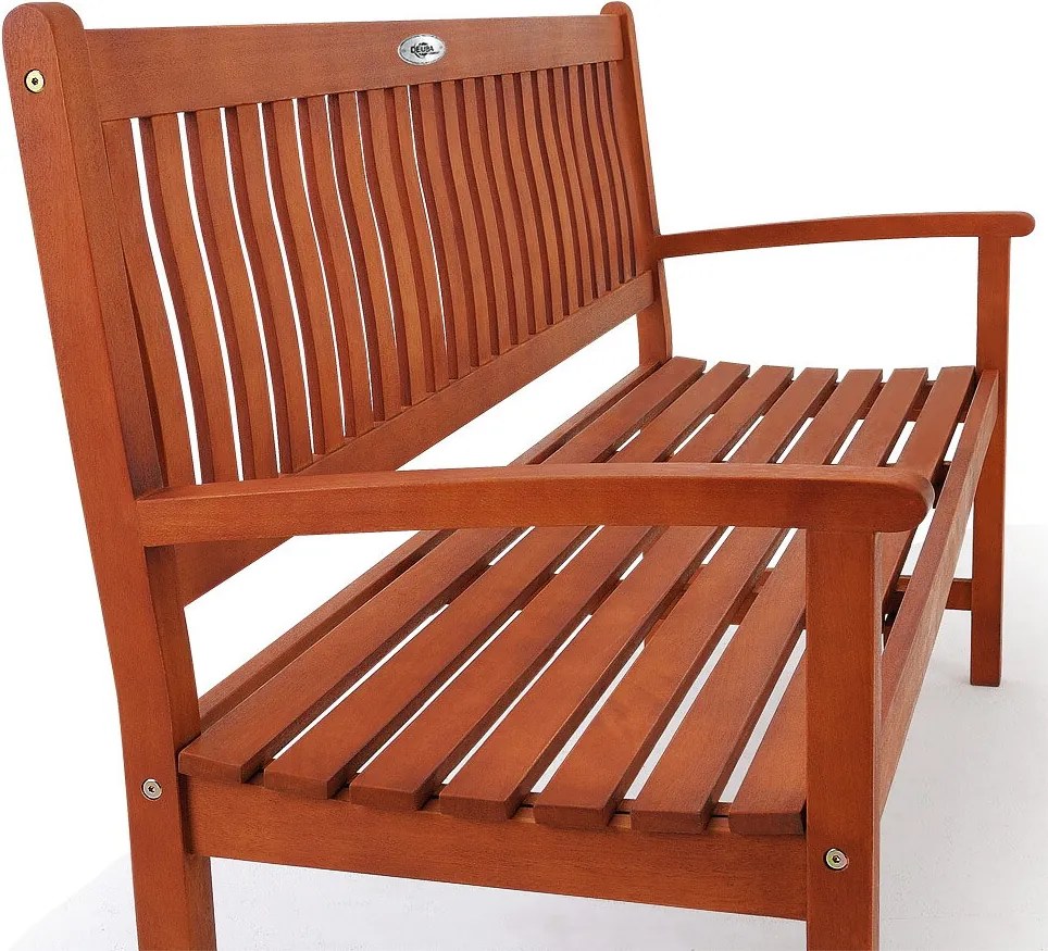 Градинска пейка от евкалиптова дървесина 152 cm