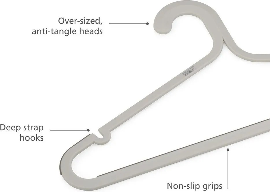 Пластмасови закачалки в комплект 5 бр. Orderly – Joseph Joseph