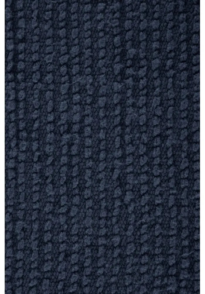 Тъмно синя постелка за баня 50x45 cm Riva - Tiseco Home Studio