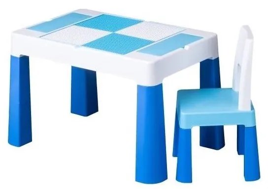 TEGA BABY - Детска масичка със столче, синьо/бяло