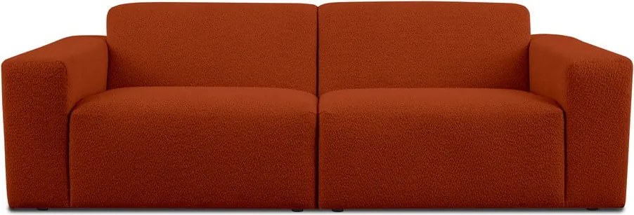 Диван от букле в тухлен цвят 228 cm Roxy – Scandic
