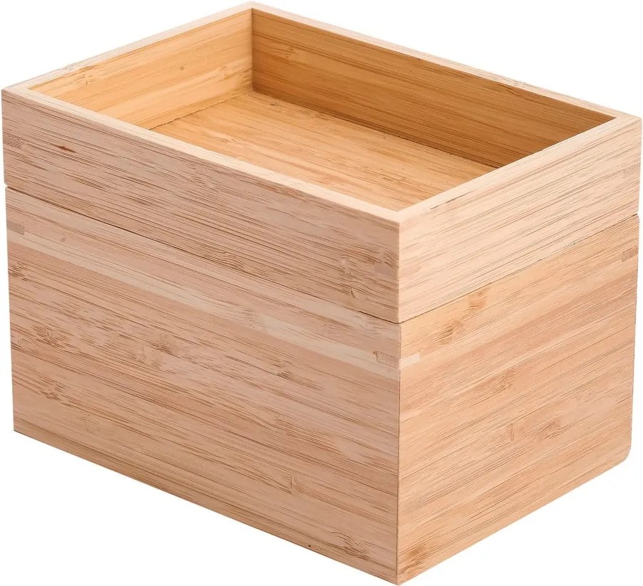 Бамбуков органайзер за козметика в естествен цвят Isalys – MSV