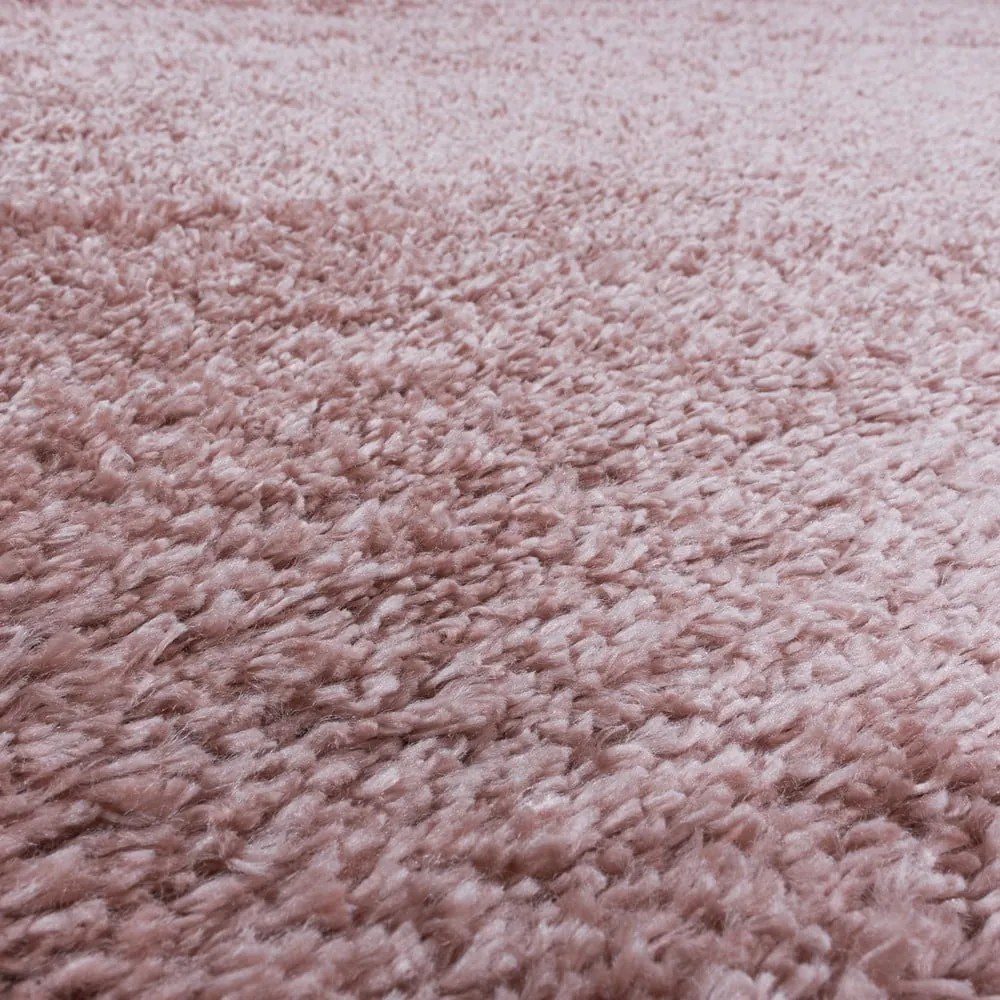 Розов кръгъл килим ø 200 cm Fluffy – Ayyildiz Carpets