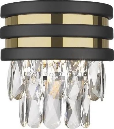 Zuma Line W0525-01A-P7D7 -Аплик NAICA 1xG9/42W/230V черно/златисто