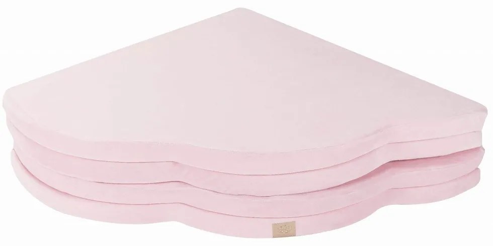 Светлорозово детско килимче за игра 160x160 cm – Meowbaby