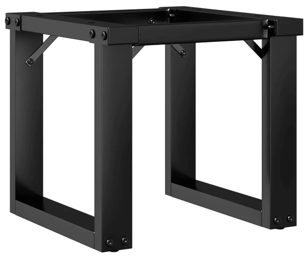 357869 vidaXL Крака за кафе маса, O-рамка, 40x40x33 см, стомана