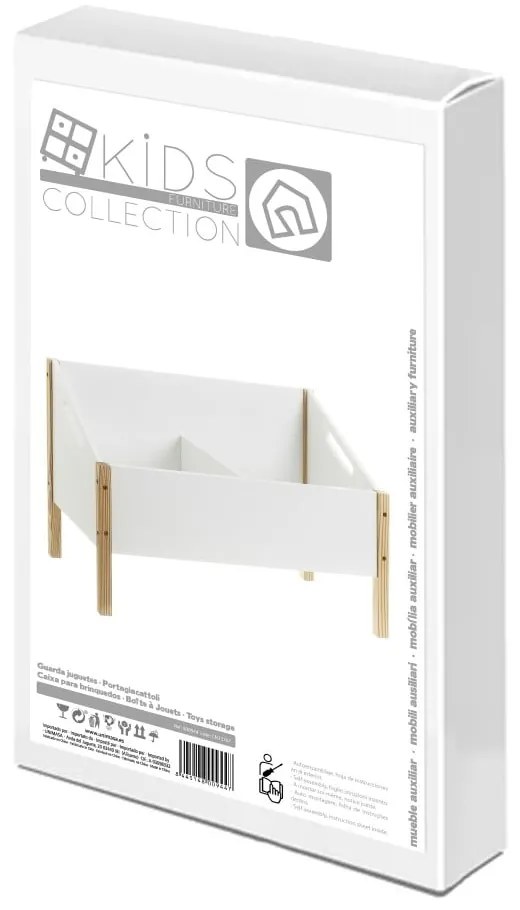 Бяла детска етажерка 63x42 cm - Casa Selección