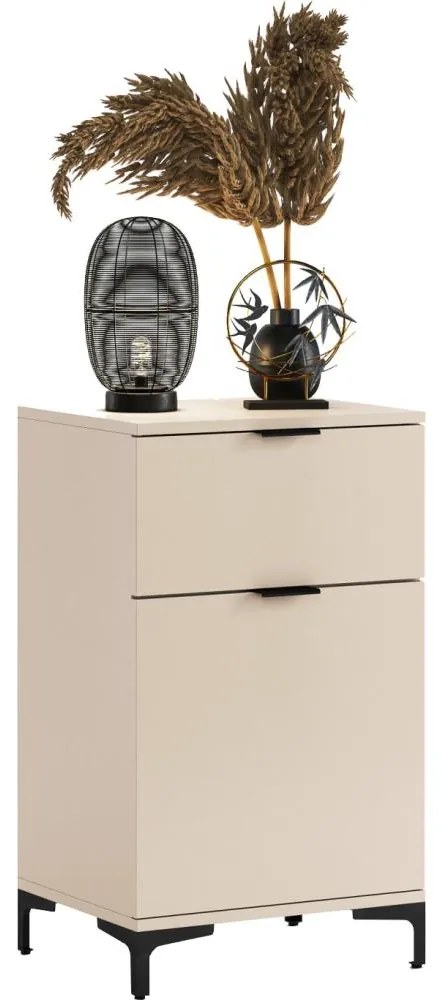 Шкафче с чекмедже LORA, бежово