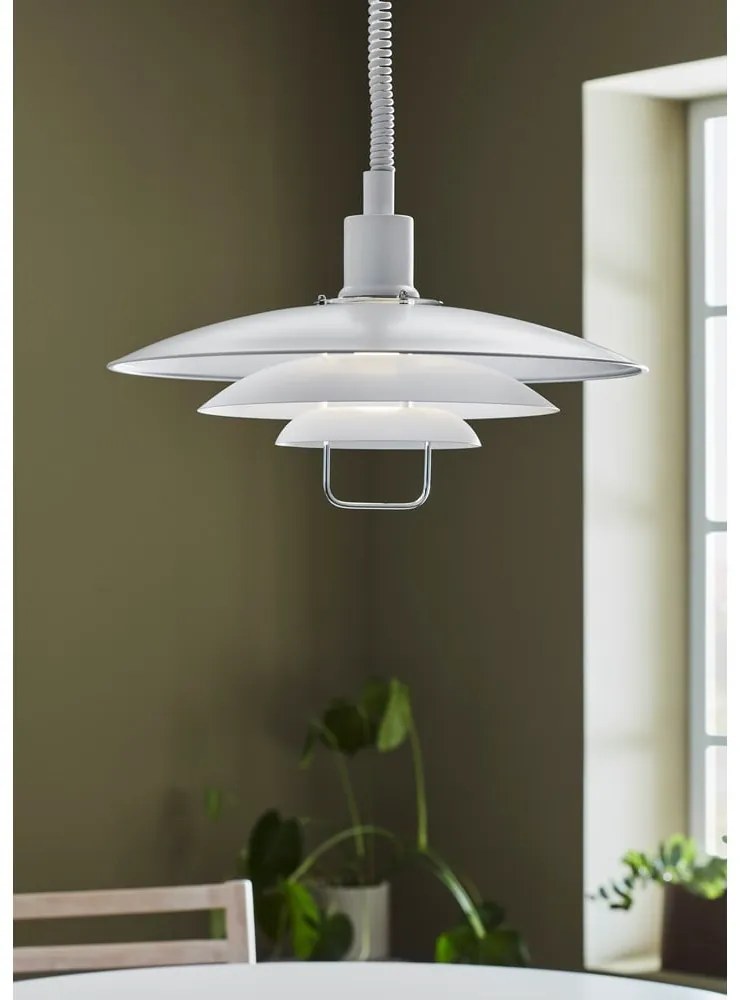 Бяла висяща лампа Kikrenes, ø 48 cm Kirkenes - Markslöjd