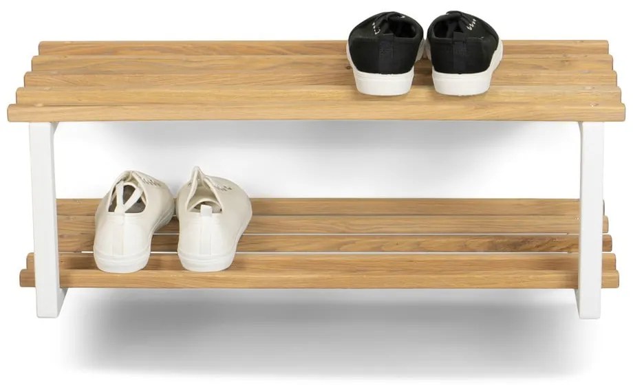 Бяла/в естествен цвят метална висяща стойка за обувки 71x26x34 cm Marco – Spinder Design