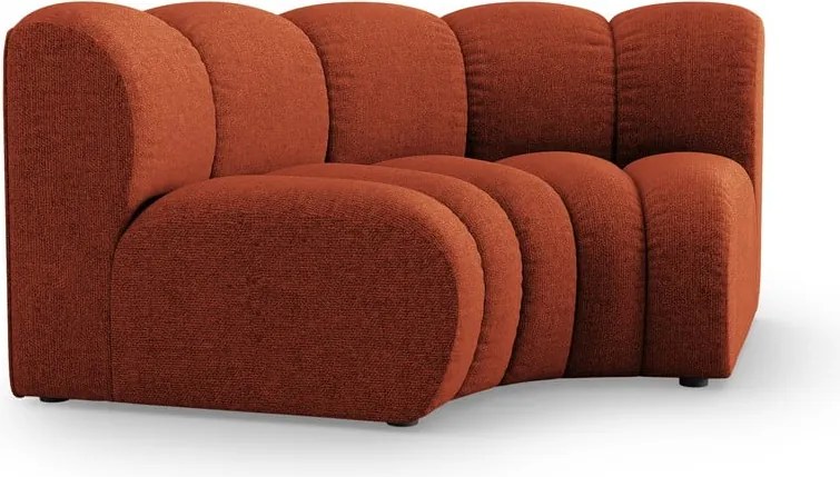 Шенилов модул за диван в тухлен цвят (променлив) Lupine – Micadoni