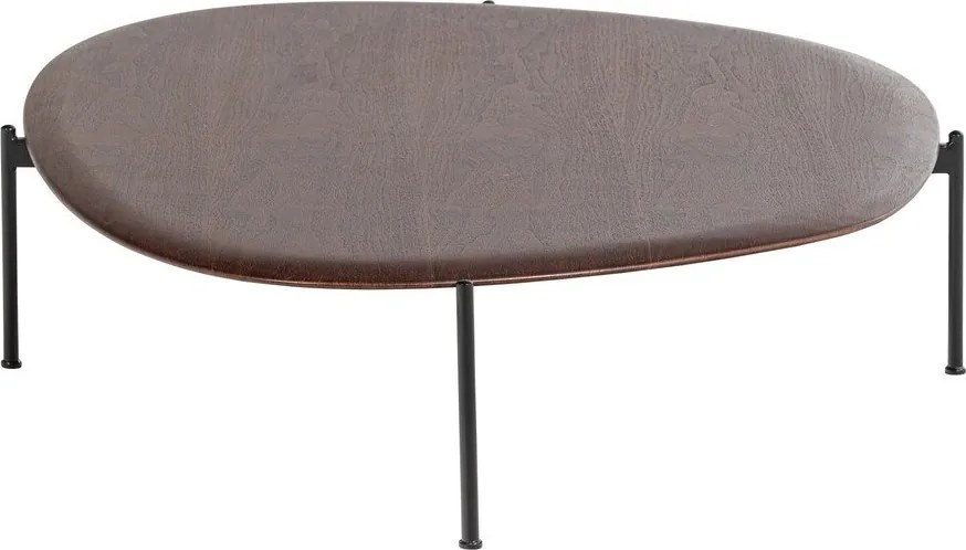 Масичка за кафе в тъмно естествен цвят 97x121 cm Kota – WOOOD