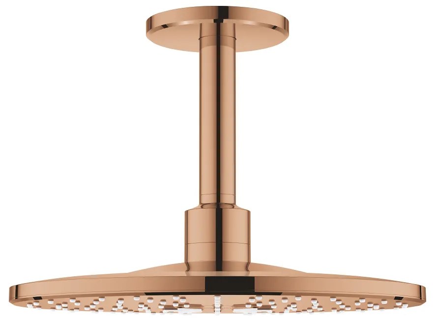 Ceiling Душ глава с рамо Grohe Rain Душ Smart Active-Bronze Glossy