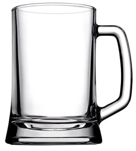 Стъклени чаши за бира в комплект от 6 бр. 500 ml Carre – Hermia