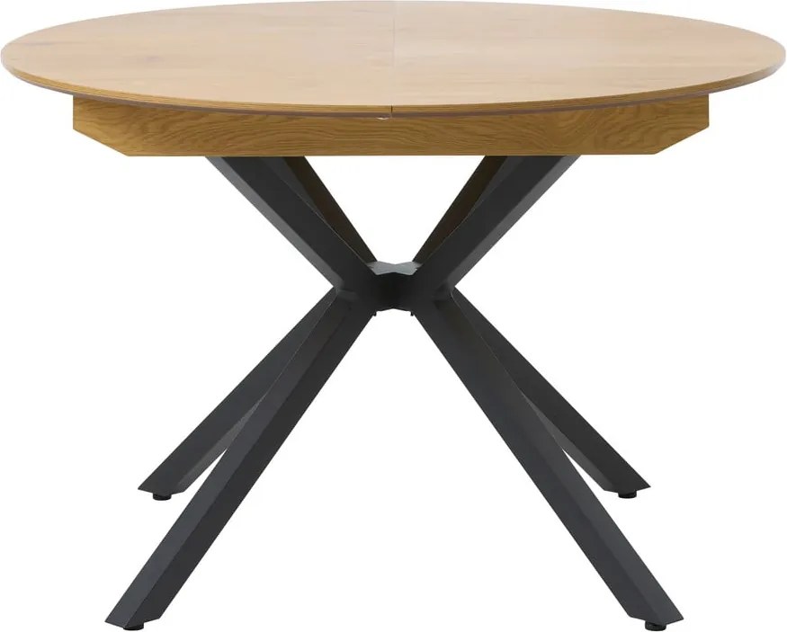 Кръгла сгъваема трапезна маса с допълнителна плоча ø 120 cm Cesura – Unique Furniture