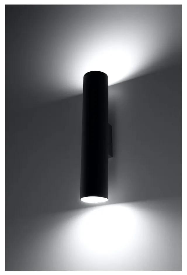 Черна стенна лампа 2 Castro - Nice Lamps
