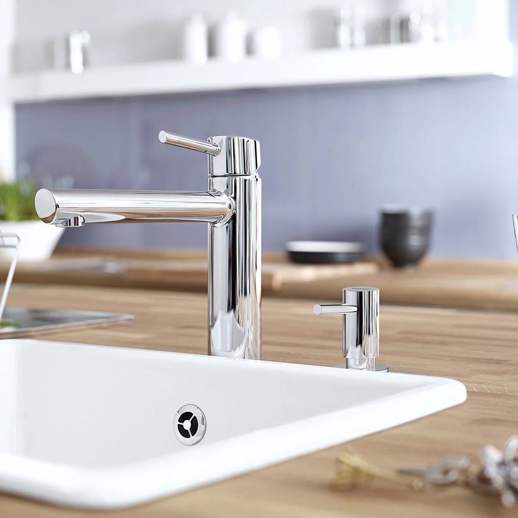 Дозатор Grohe-Glossy silver