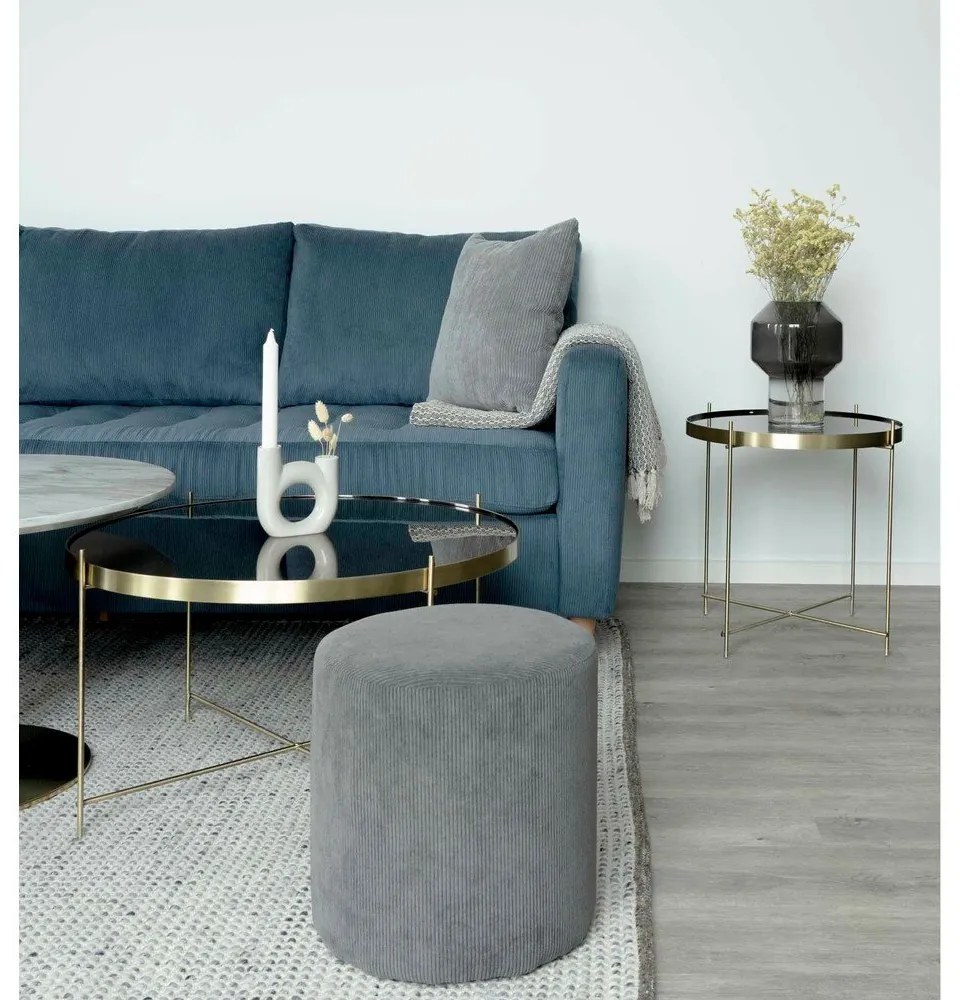 Кръгла масичка за кафе в златисто ø 48 cm Venezia - House Nordic