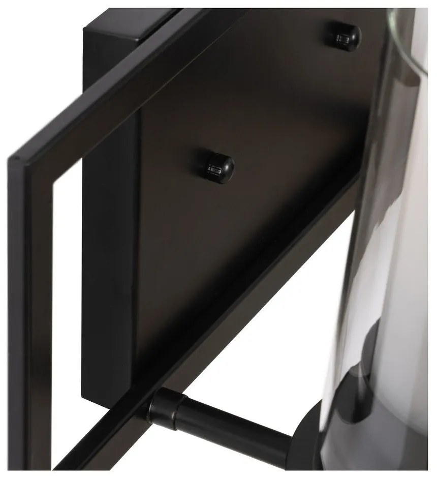 Черно-бяла стенна лампа – Ixia