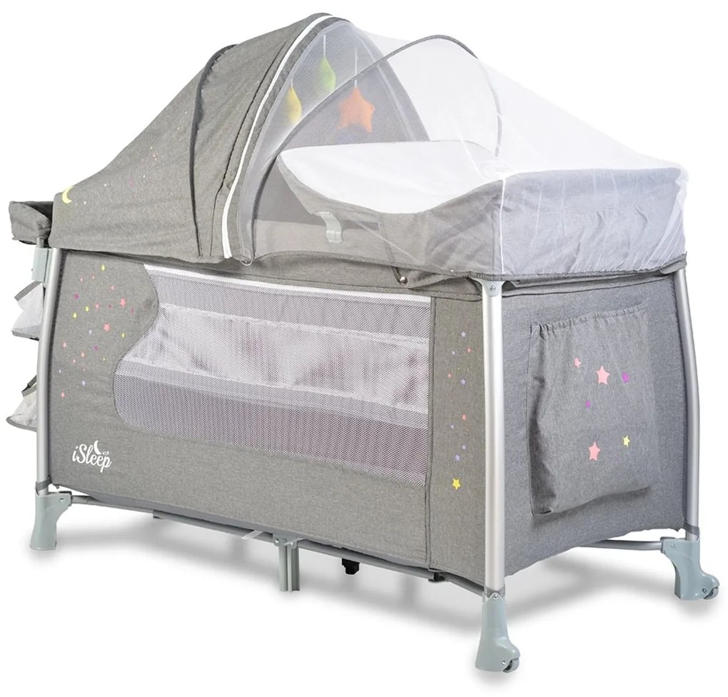 Cangaroo  -  Детска кошара ISleep сив
