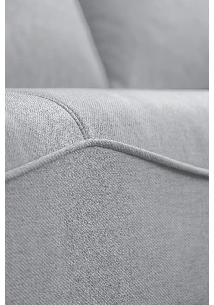 Светлосив ъглов разтегателен диван (U-образен) Homely Tommy - Miuform