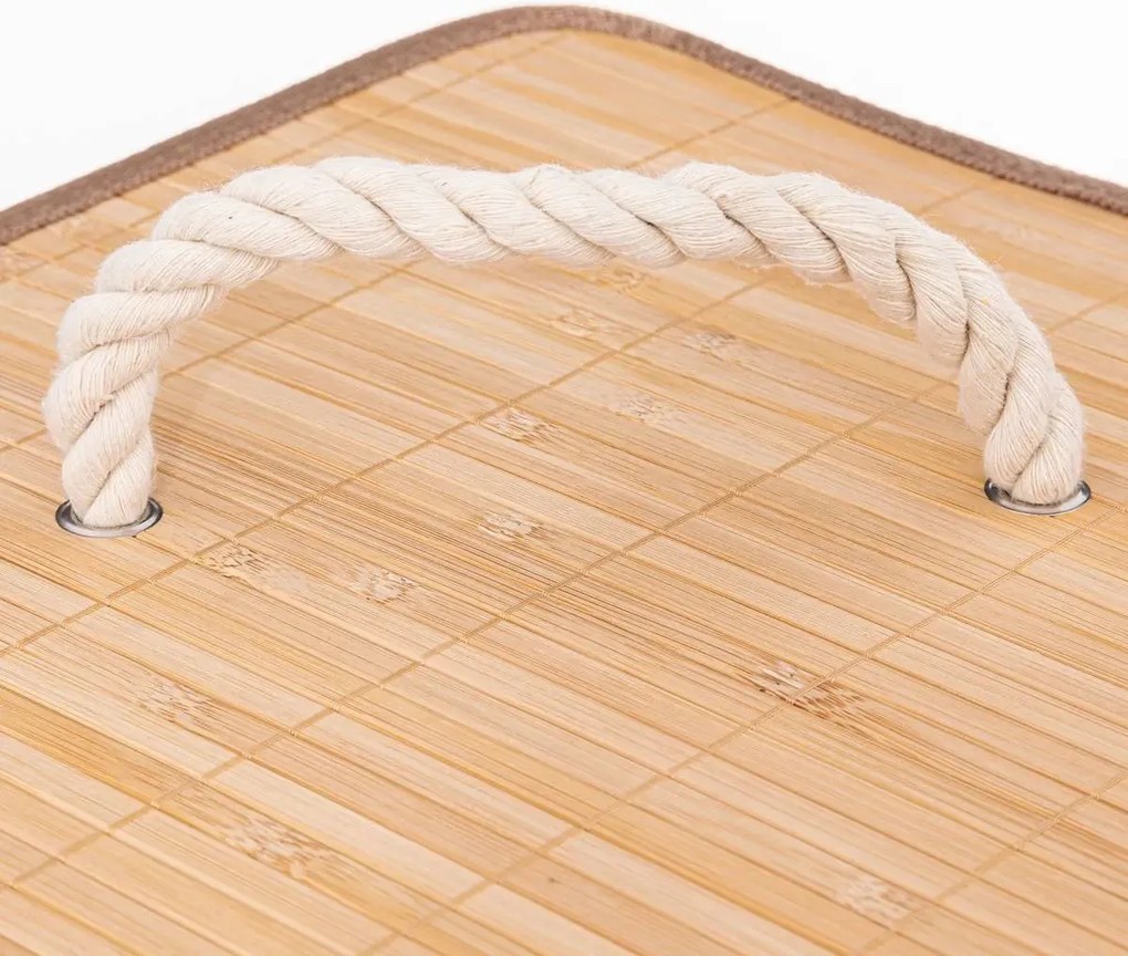 Кош за пране 5five Bambou, Ъглов, 48 l