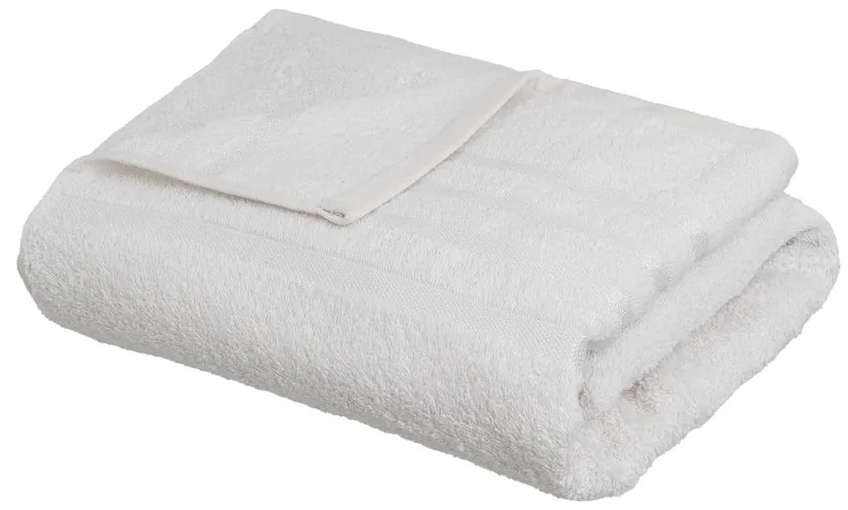 Бяла памучна хавлиена кърпа от тери 100x150 cm Simple – Casa Selección