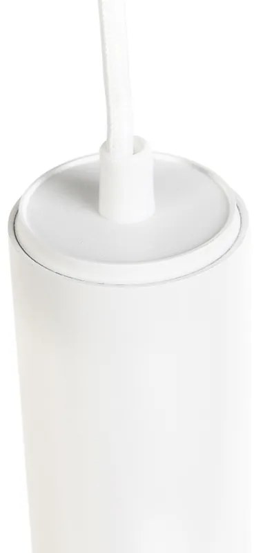 Дизайнерска висяща лампа бяла GU10 50mm - Tuba Small