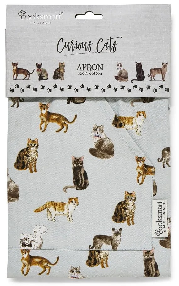 Чаени кърпи, престилка и кърпа за готвене в комплект от 5 бр. Curious Cats – Cooksmart ®