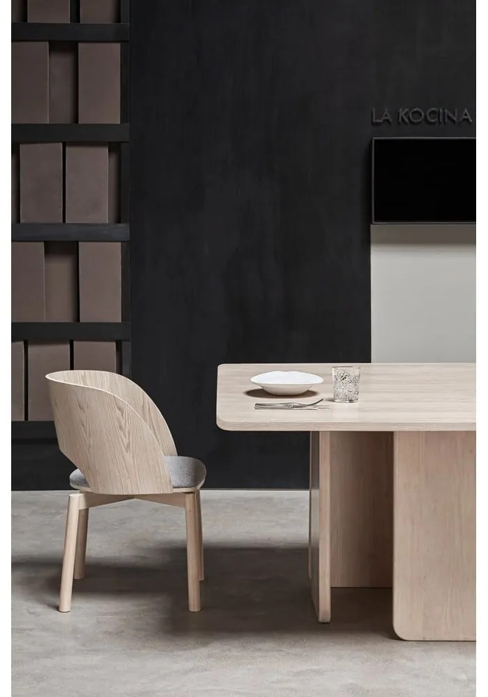 Маса за хранене с ясенов фурнир , 137 x 137 cm Arq - Teulat